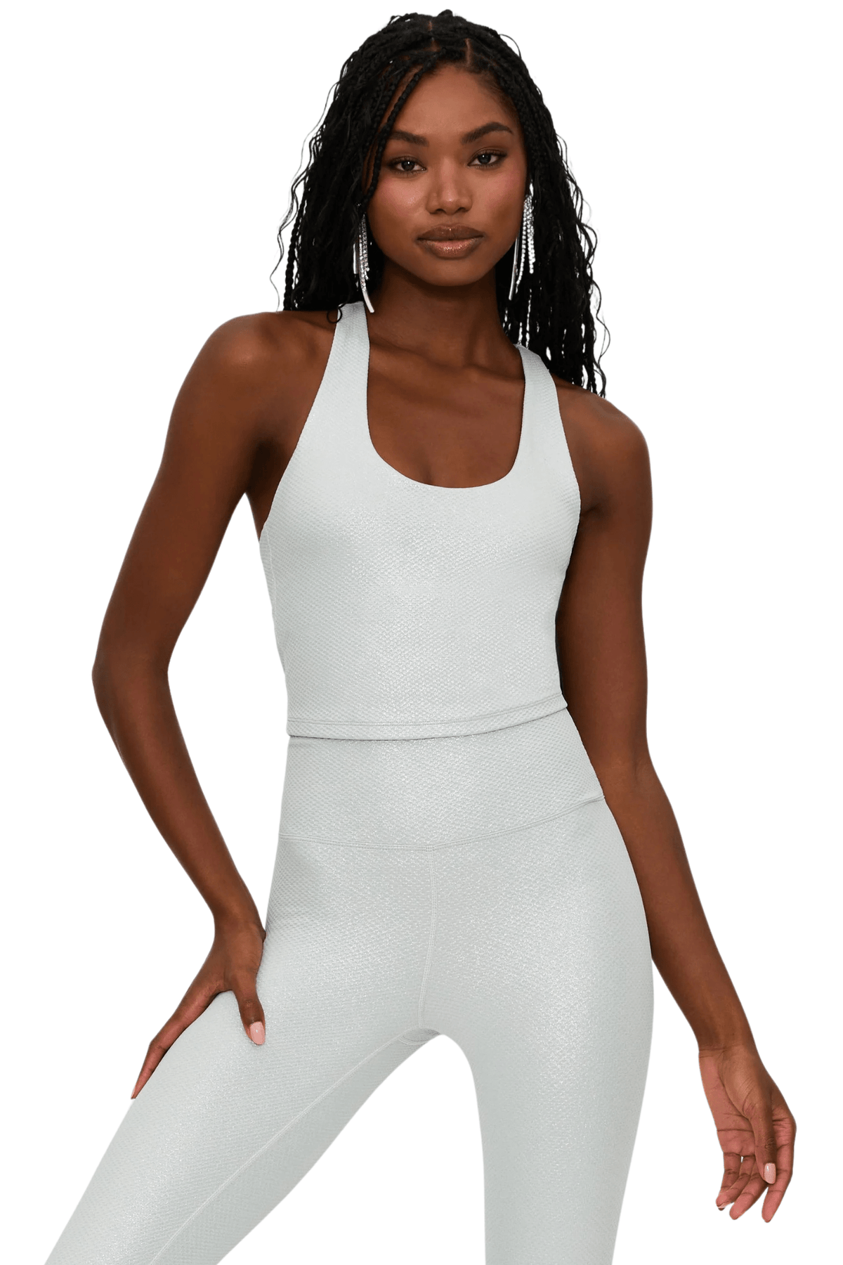 Yara Top Silver Shine Waffle