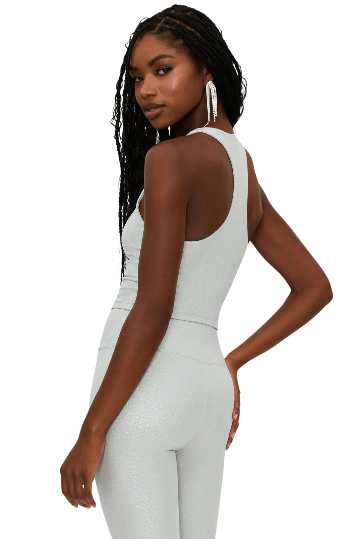 Yara Top Silver Shine Waffle