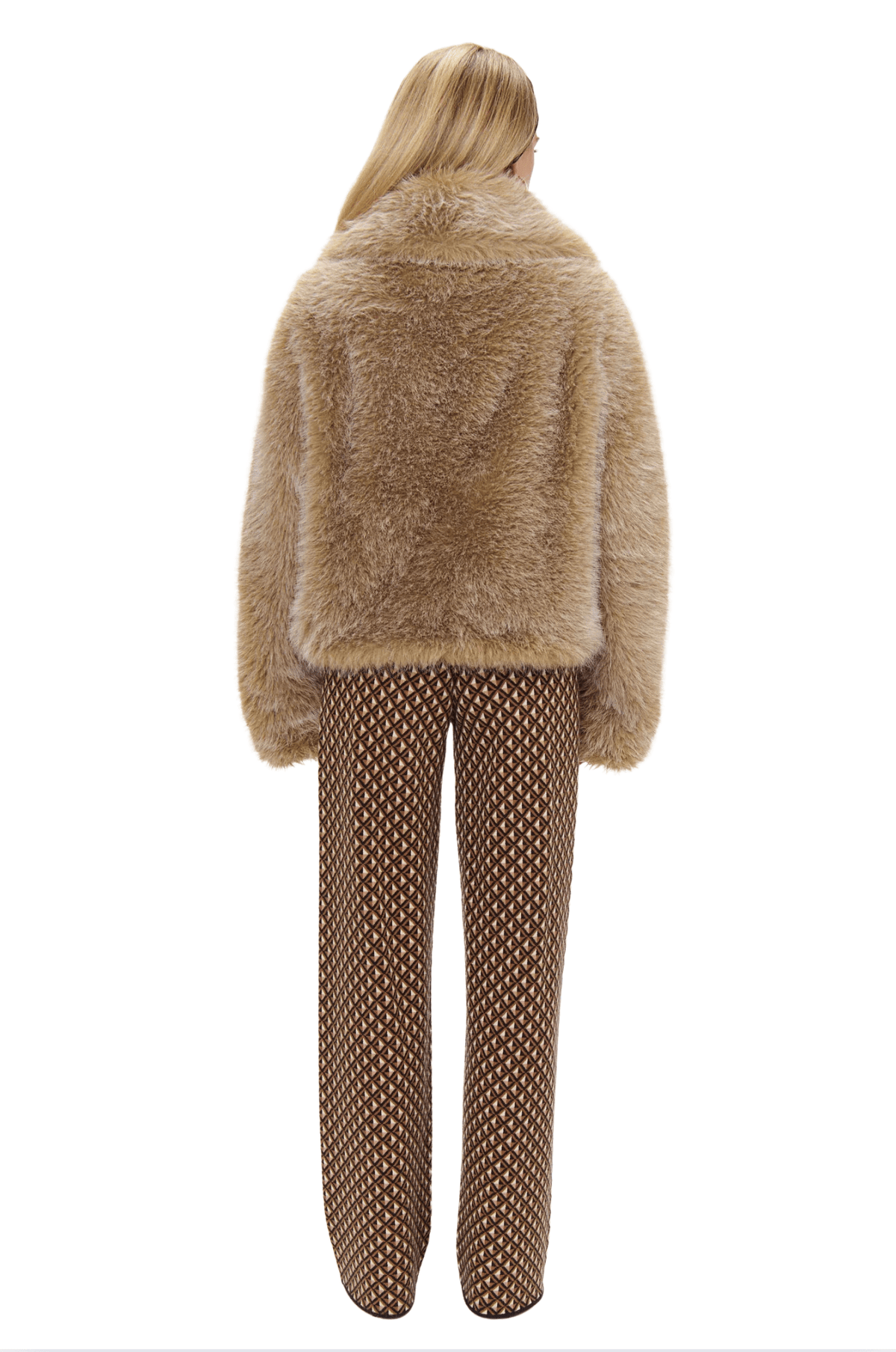 Zermatt Sweater Pants- Carmel Geo Knit